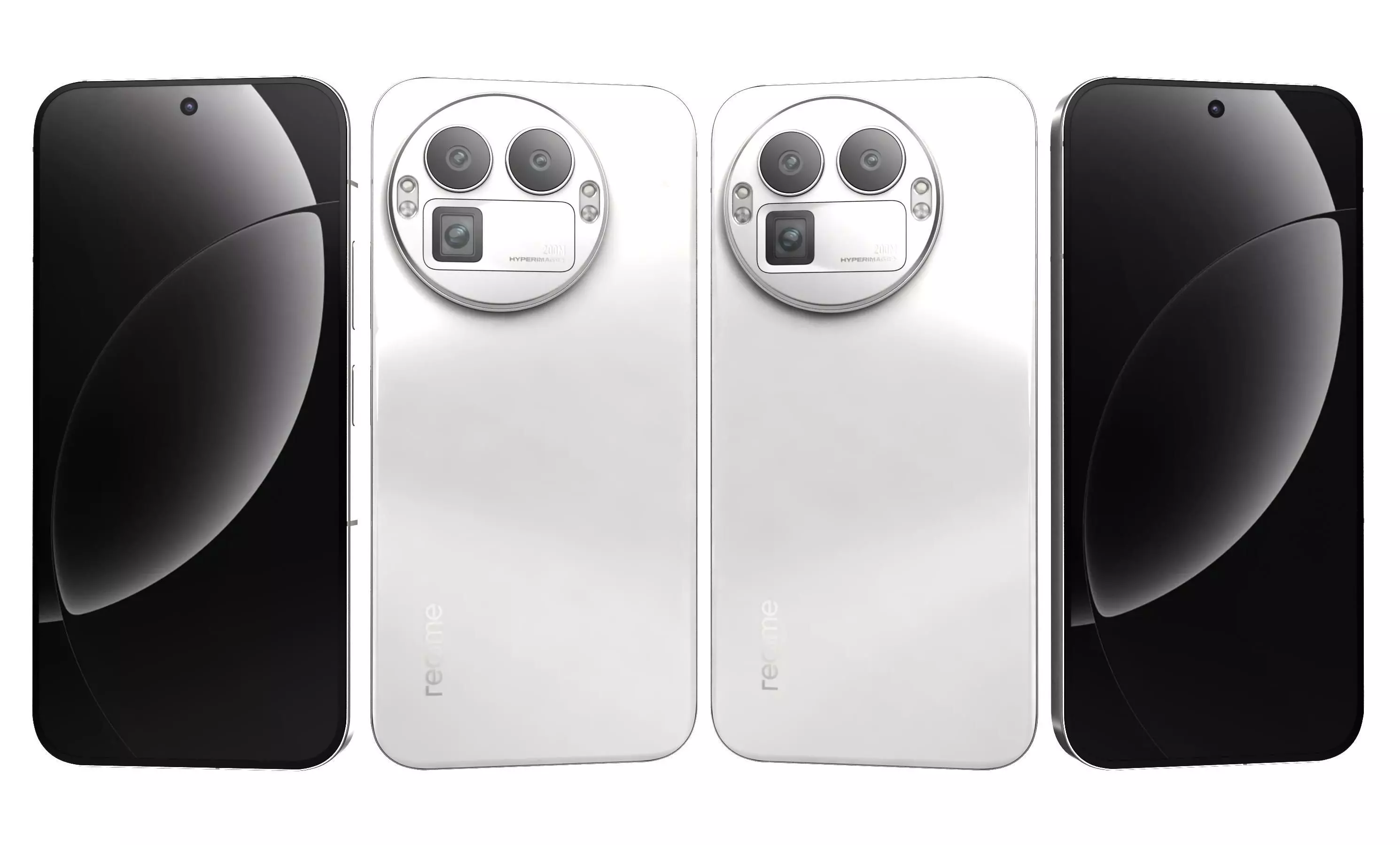 Realme GT8 Pro White 3D model_27