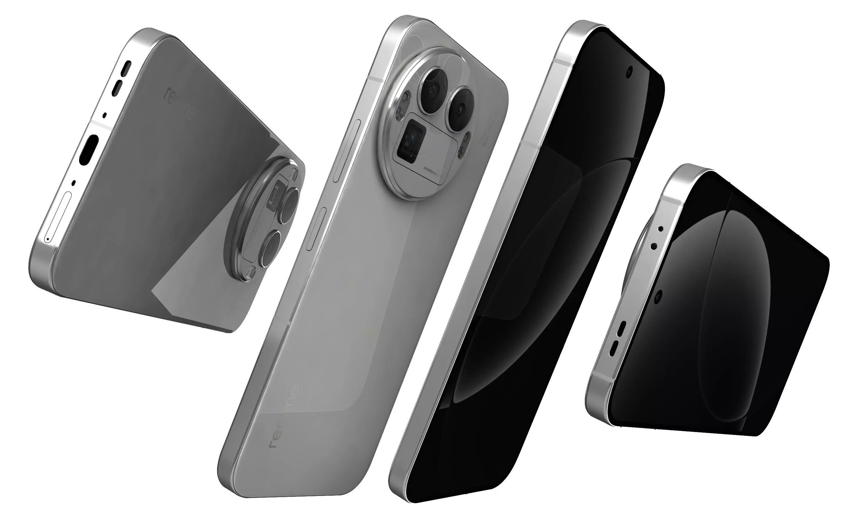 Realme GT8 Pro White 3D model_5