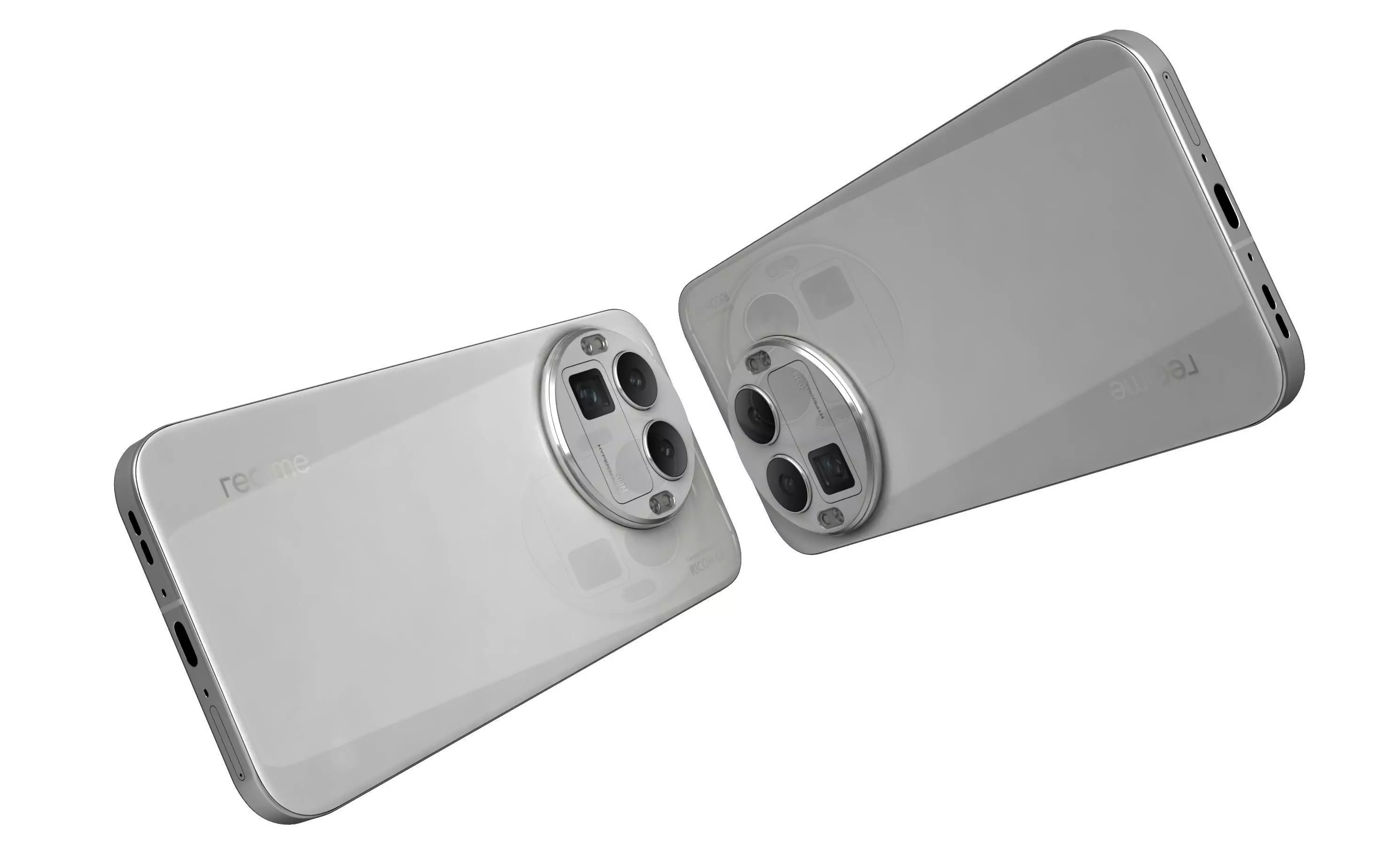 Realme GT8 Pro White 3D model_4