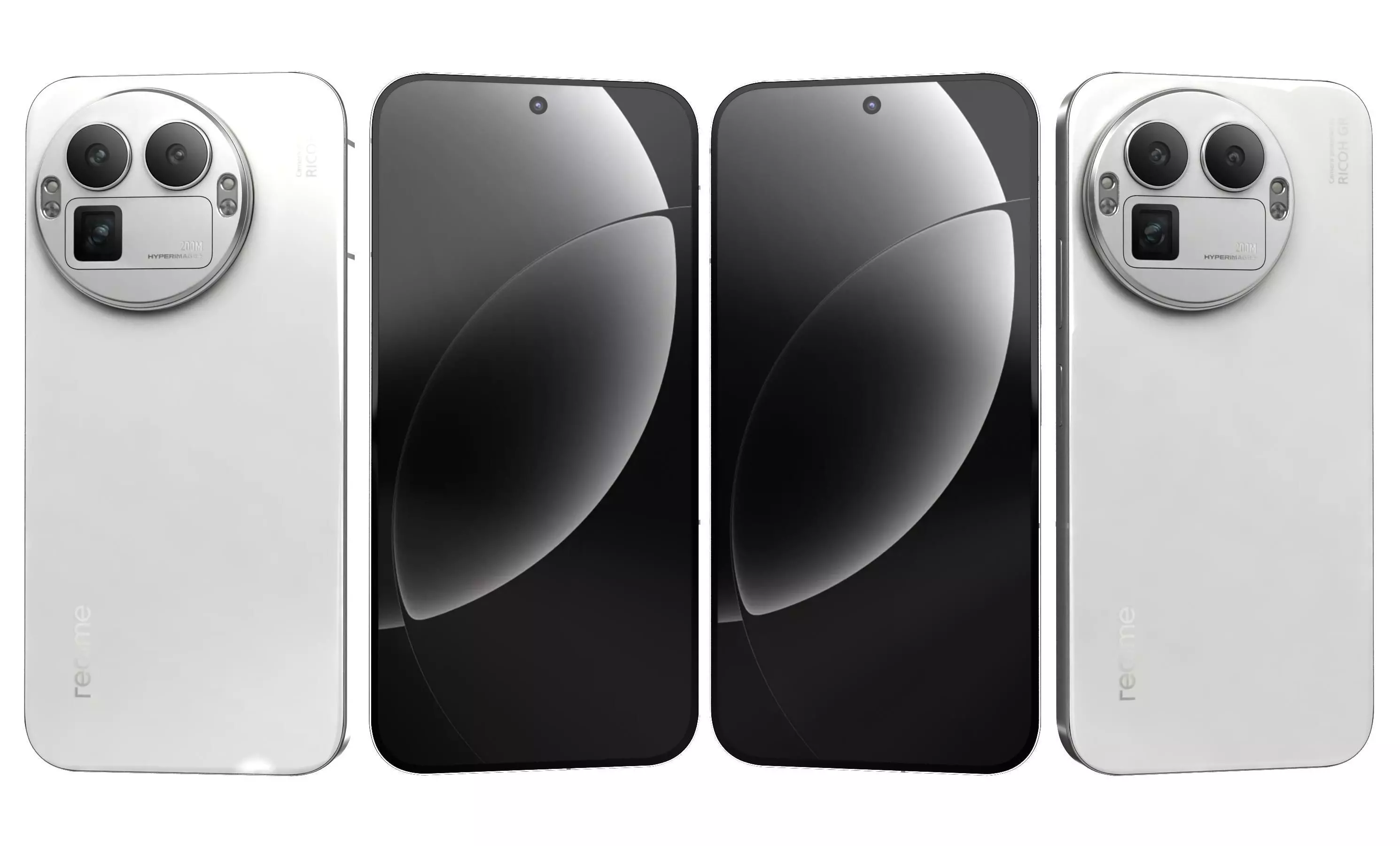 Realme GT8 Pro White 3D model_29