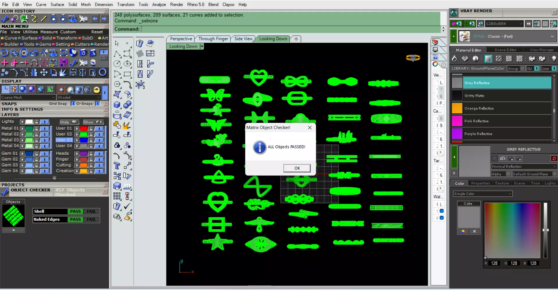 Ring set 3D print model_6