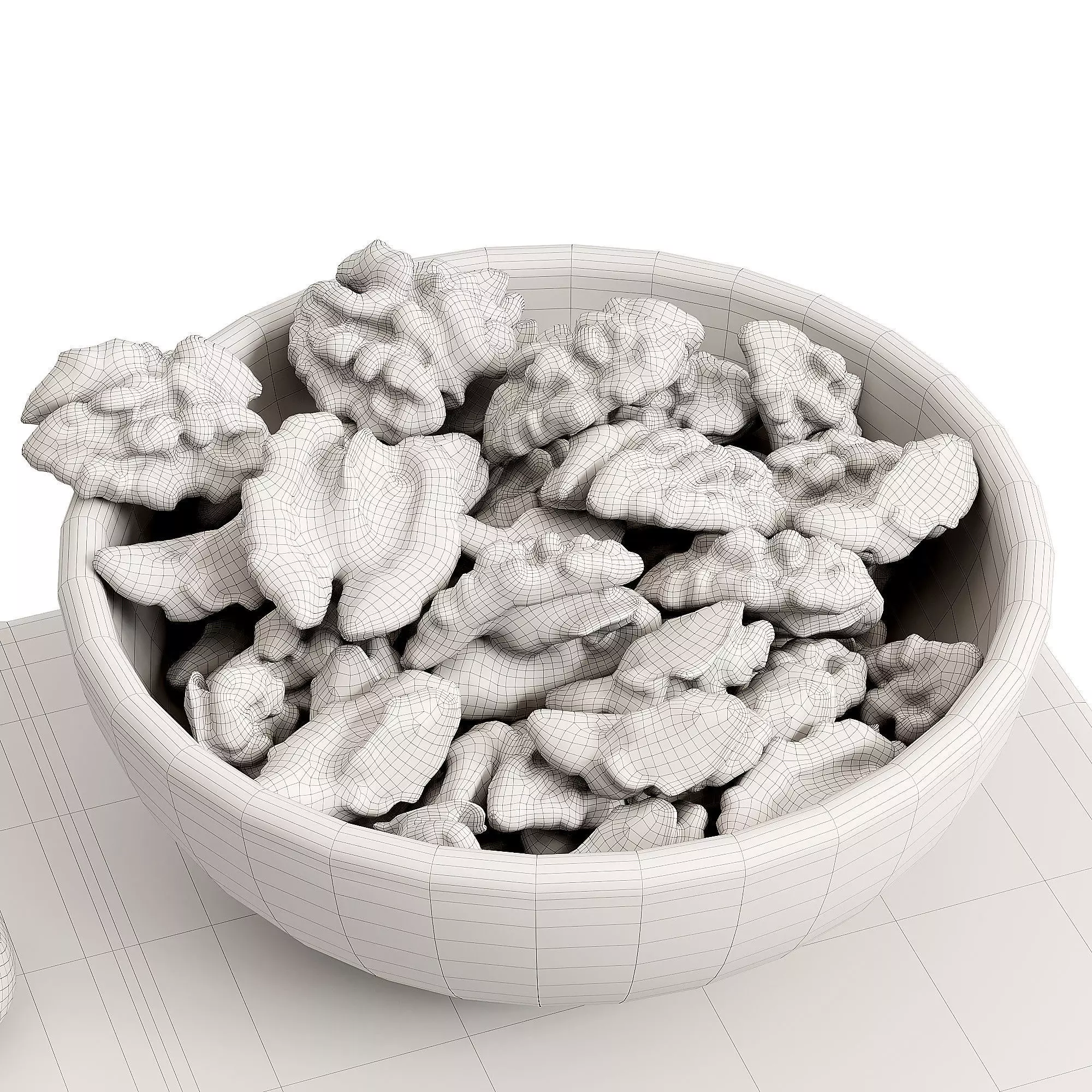 walnut 3D model_5