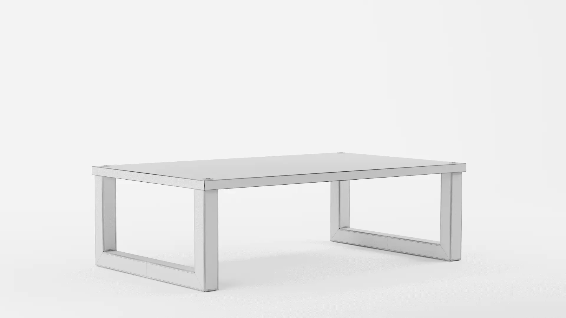 Japanese Style Floor Table 3D model_12
