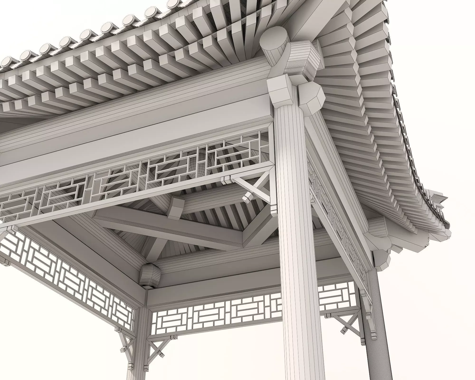 Wooden Gazebos 3 3D model_11