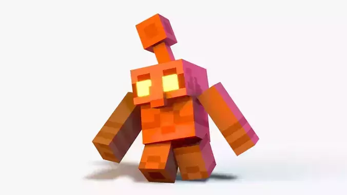 Minecraft Copper Golem Rig