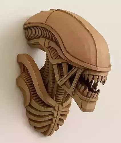 Xenomorph Cardboard Style