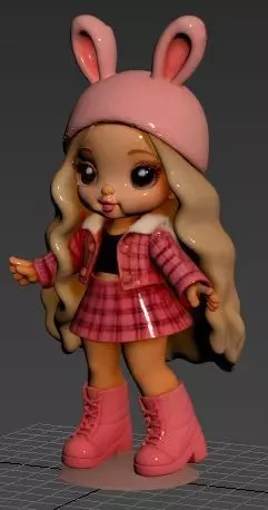 Na Na Na Surprise - 1 Printable Doll 3D print model_1