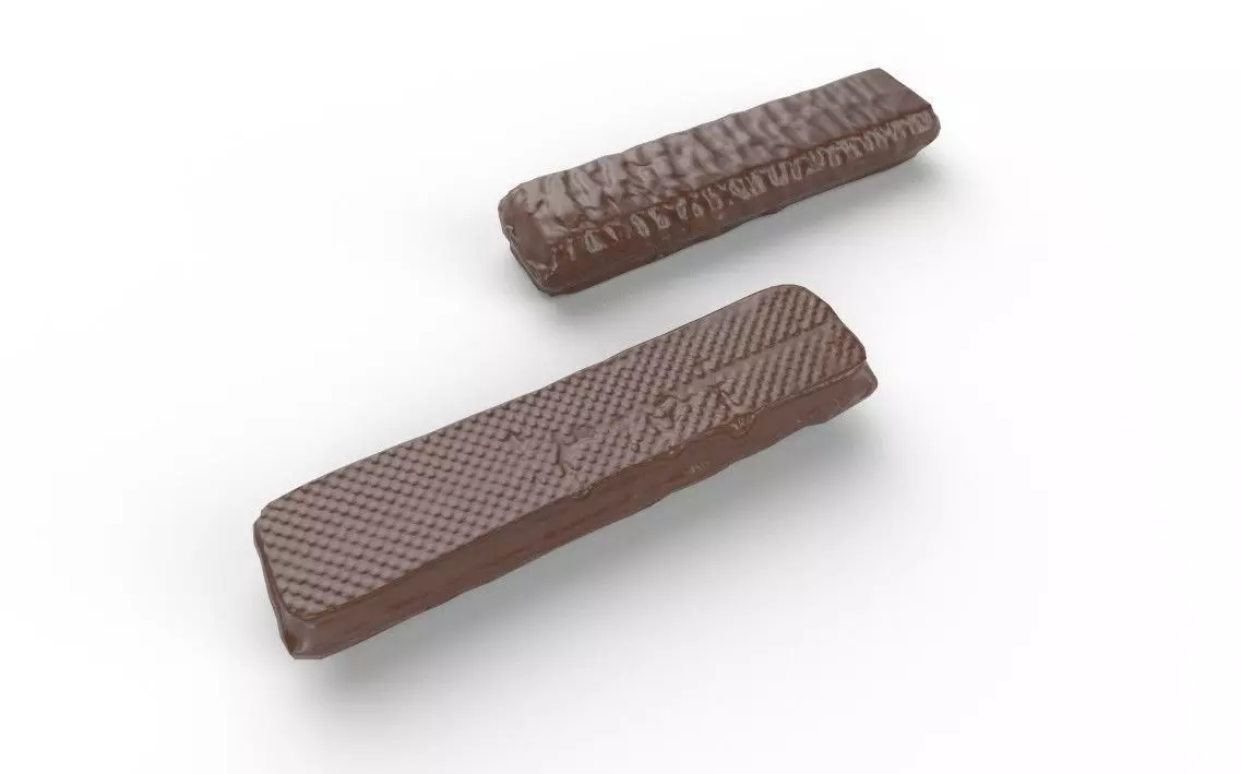 Chocolate Bar M07 Low-poly 3D model_4
