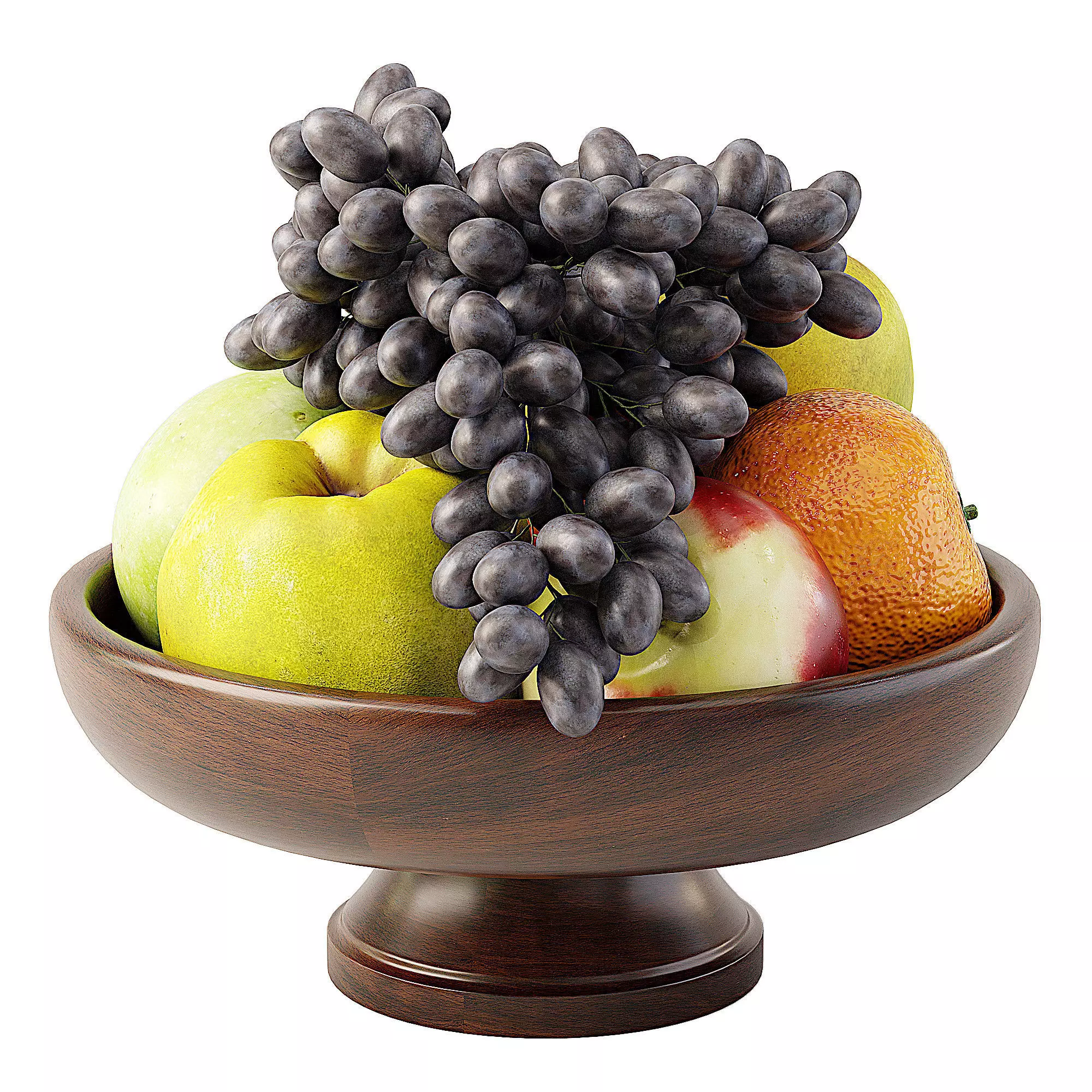 bowl of fruits 3D model_1