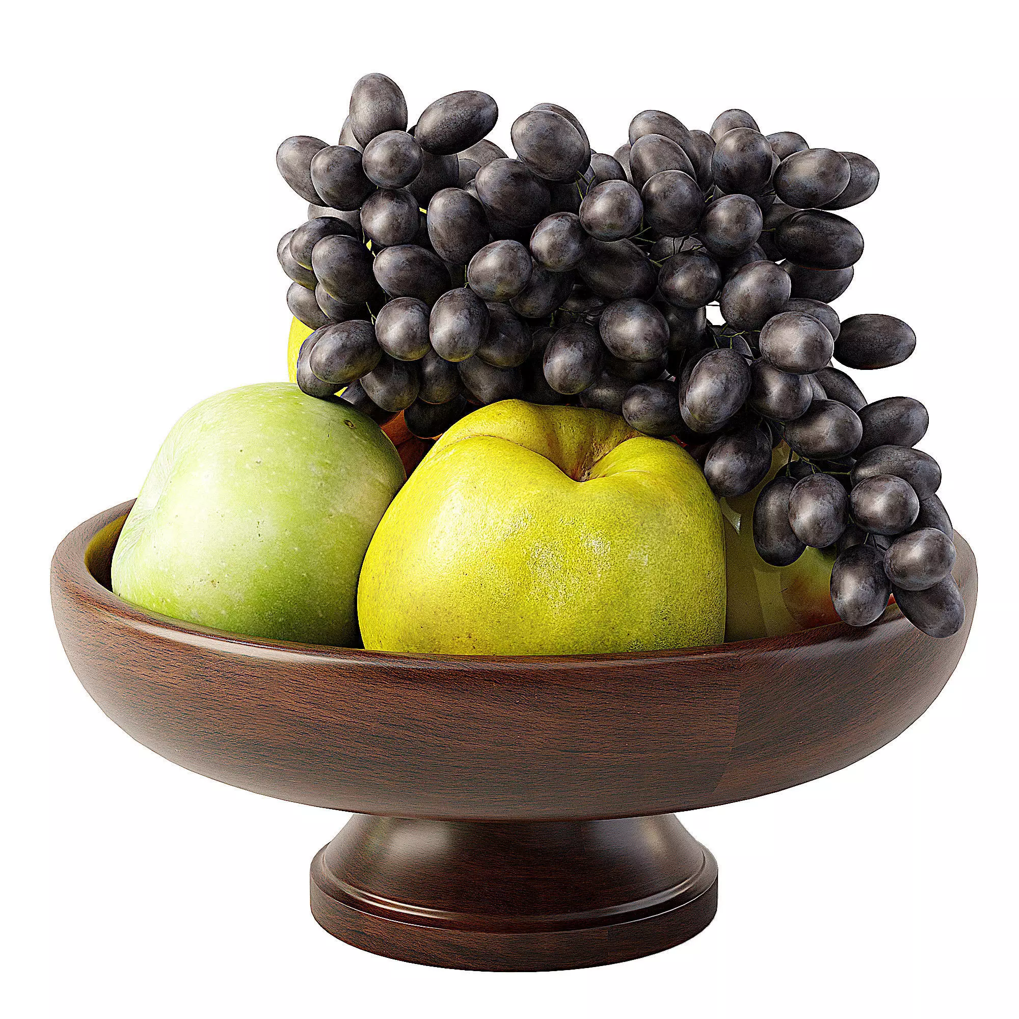 bowl of fruits 3D model_0