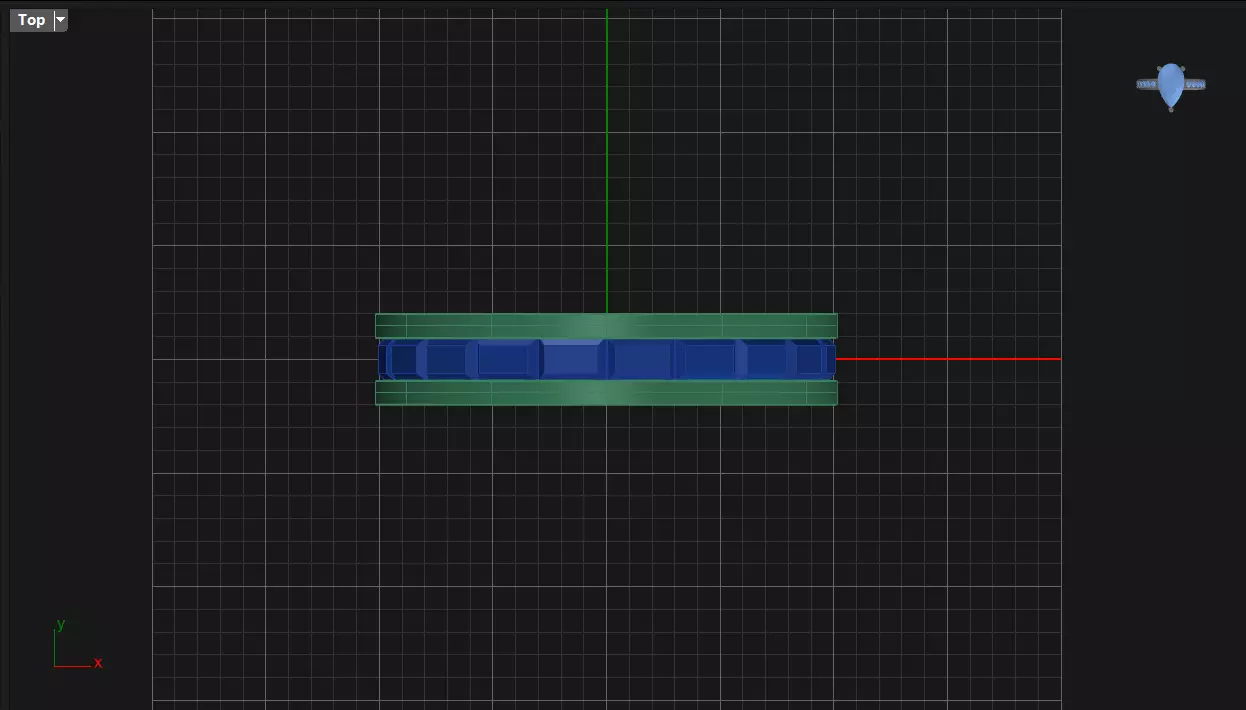 Channel Set BaguetteStraight eternity ring w bead N04 162CT EU54 3D print model_6
