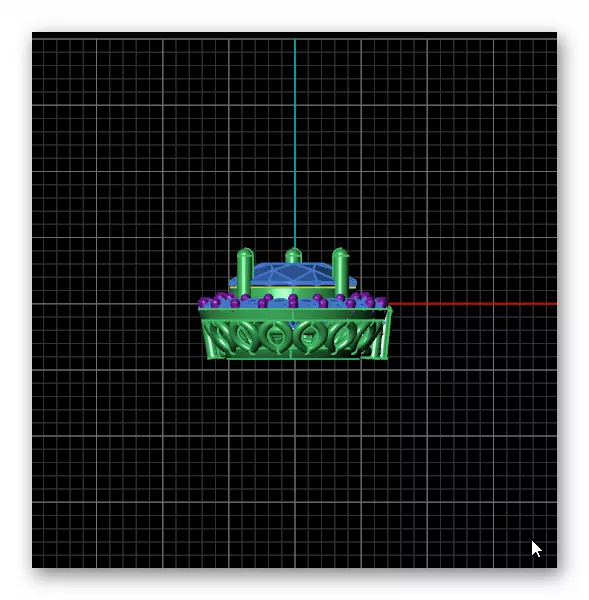 pear emerald jewelry pendant 3D print model_2