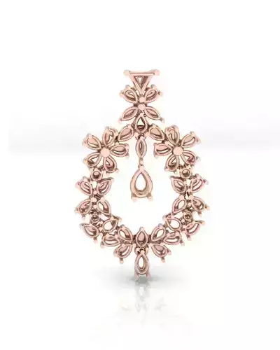 pear and marquise jewelry pendant