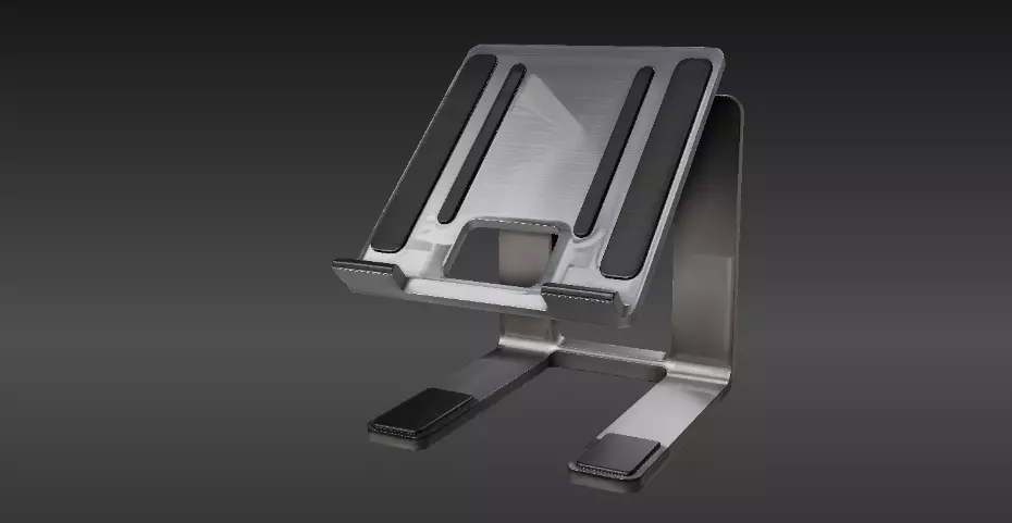 Laptop Stand 3D Model Adjustable Minimalist Print-Ready 3D print model_6