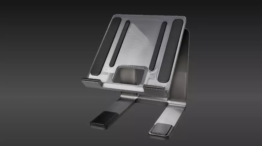 Laptop Stand 3D Model Adjustable Minimalist Print-Ready 3D print model_5