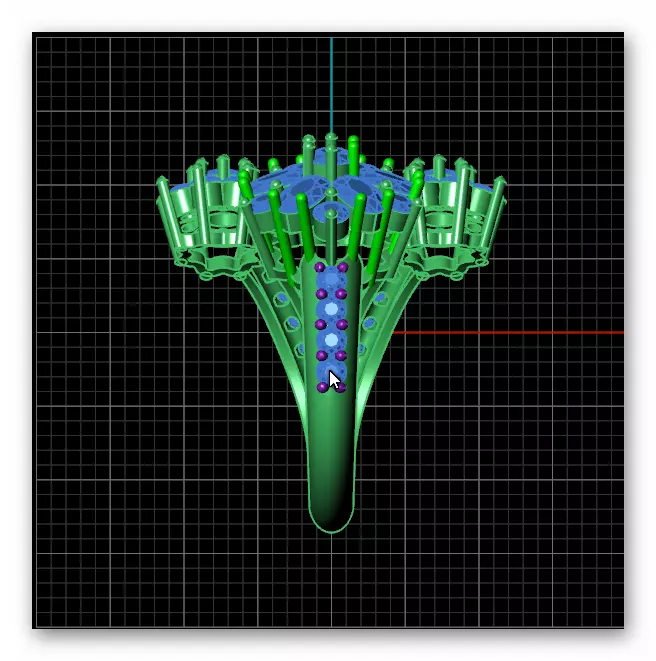 marquise and round bypass jewelry ring  3D print model_3