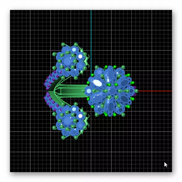 marquise and round bypass jewelry ring  3D print model_4