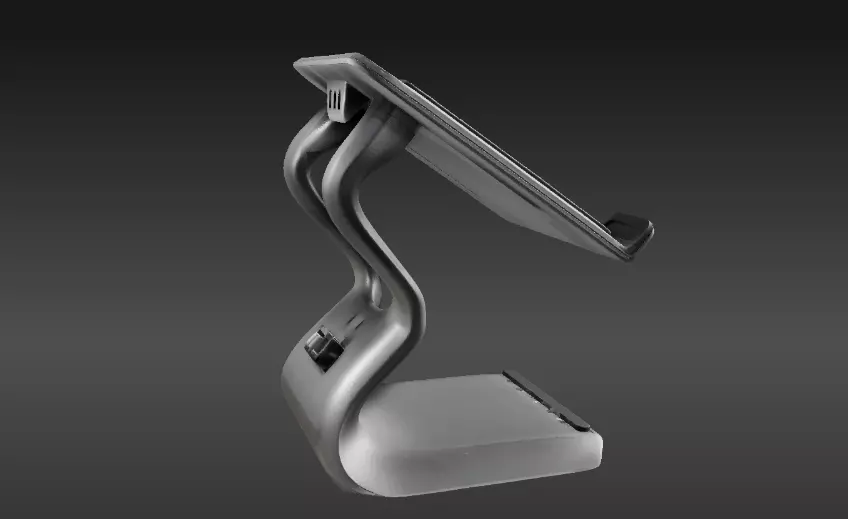 Laptop Stand 3D Model Two Pack  Minimalist Print-Ready  Low-poly 3D model_12