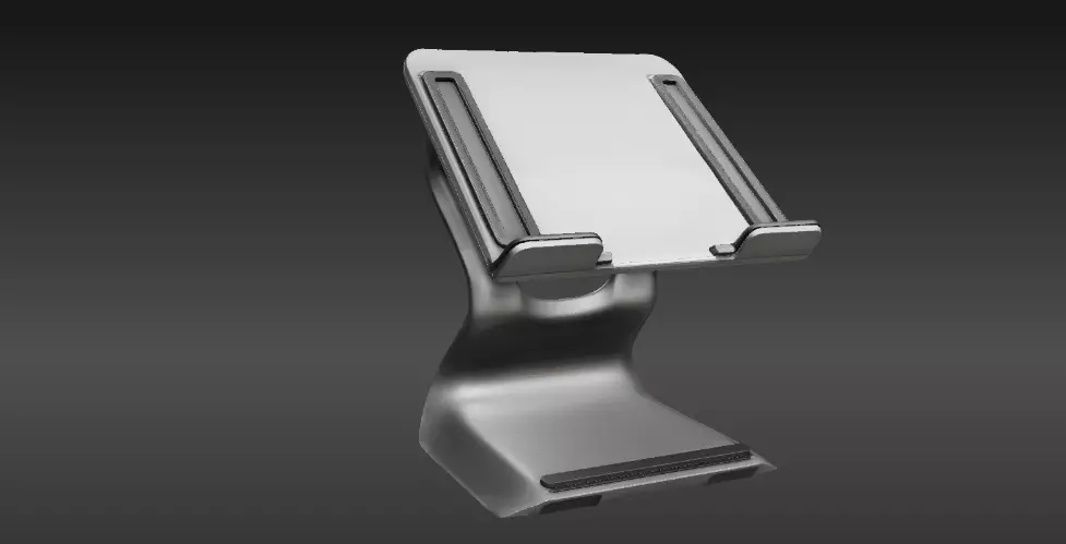 Laptop Stand 3D Model Two Pack  Minimalist Print-Ready  Low-poly 3D model_9