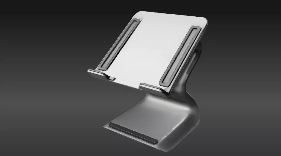 Laptop Stand 3D Model Two Pack  Minimalist Print-Ready  Low-poly 3D model_14