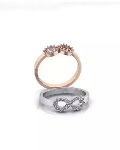 infinity minimal jewelry ring 