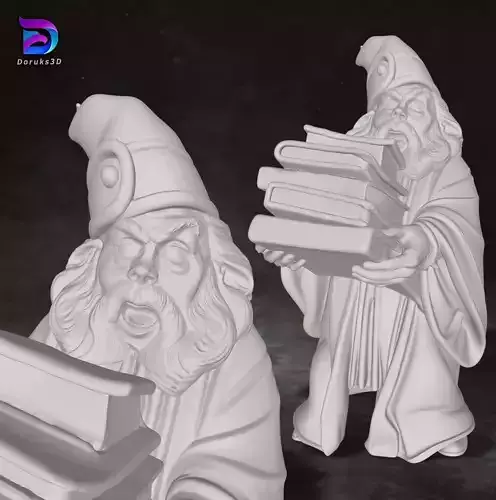 Professor Filius Flitwick Harry Potter Custom 3D Print Model