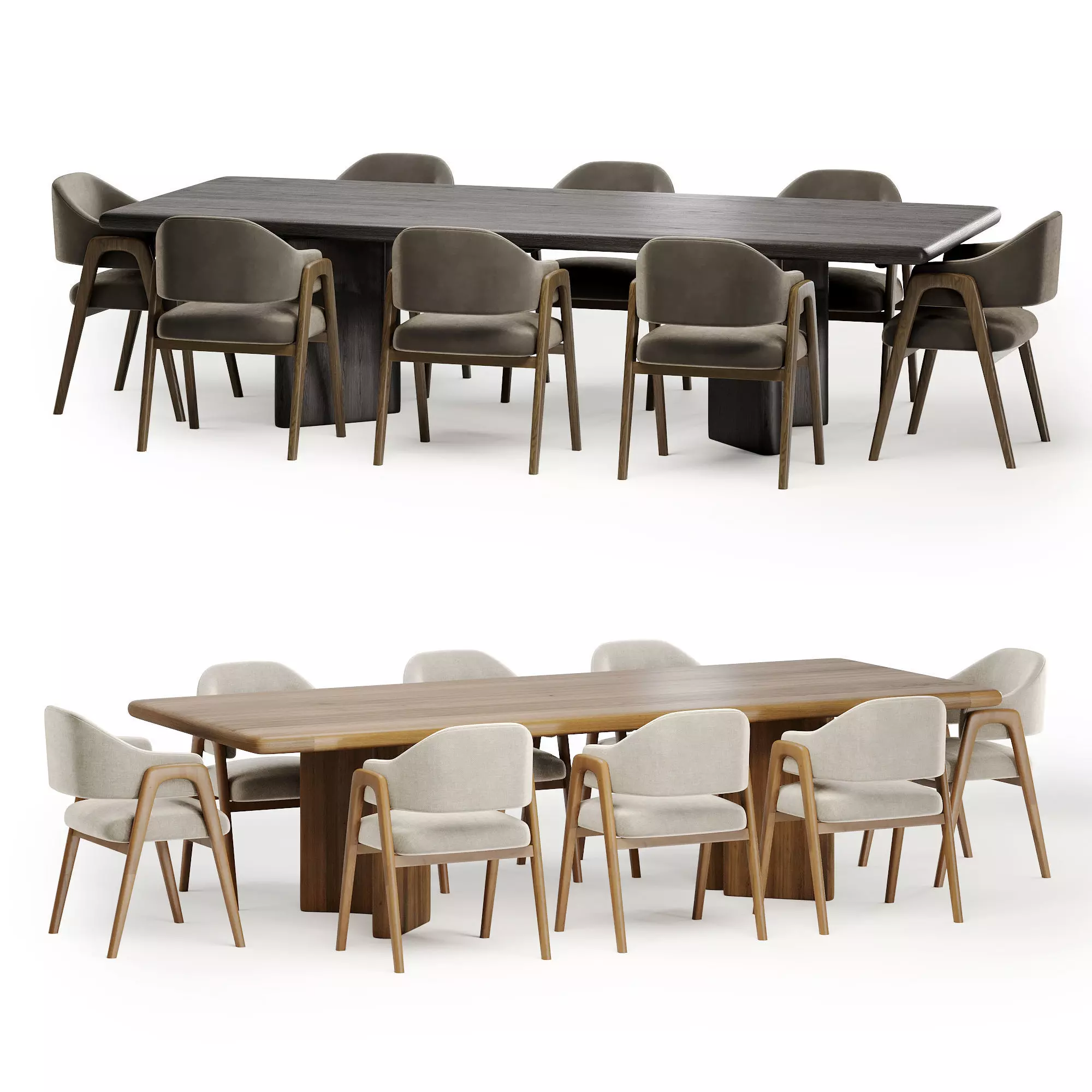 trever jose chair with imari table 3D model_0