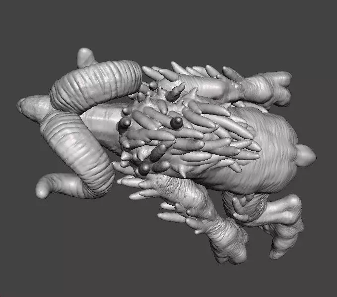 SHEEPSQUATCH MINIATURE MODEL FOR HORROR OR FANTASY GAMES RPG DND 3D print model_8