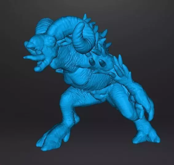 SHEEPSQUATCH MINIATURE MODEL FOR HORROR OR FANTASY GAMES RPG DND 3D print model_10