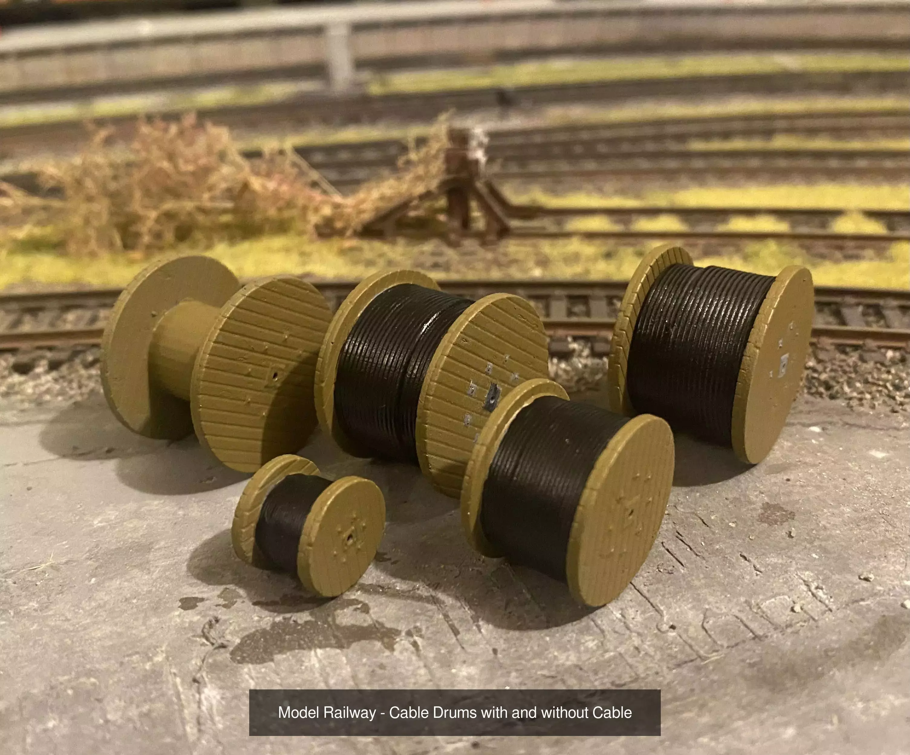 Model Railway Construction Roadside Items 3D Model Collection_11