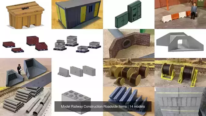 Model Railway Construction Roadside Items