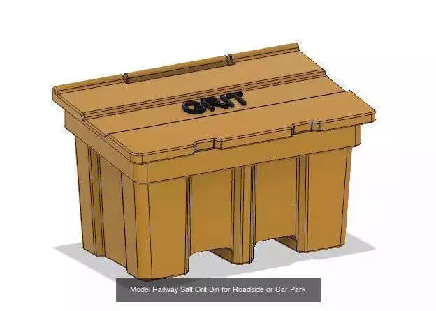 Model Railway Construction Roadside Items 3D Model Collection_1