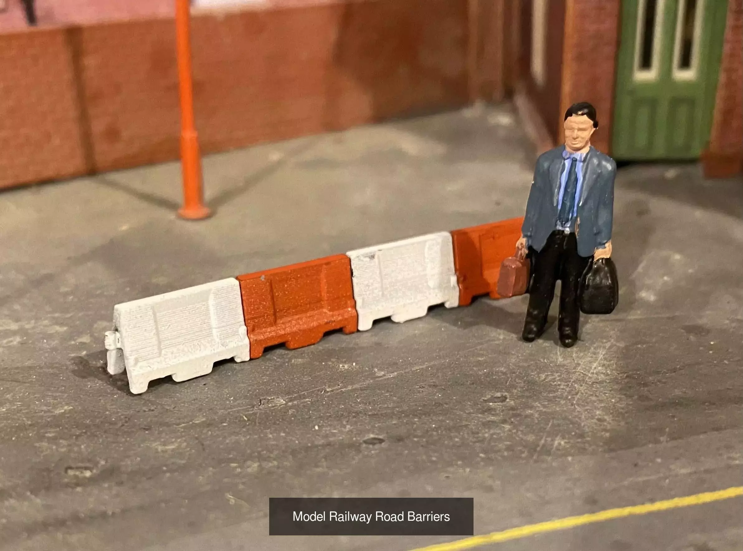 Model Railway Construction Roadside Items 3D Model Collection_4