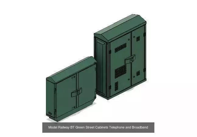Model Railway Construction Roadside Items 3D Model Collection_3