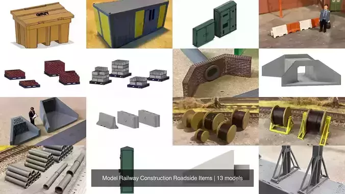 Model Railway Construction Roadside Items