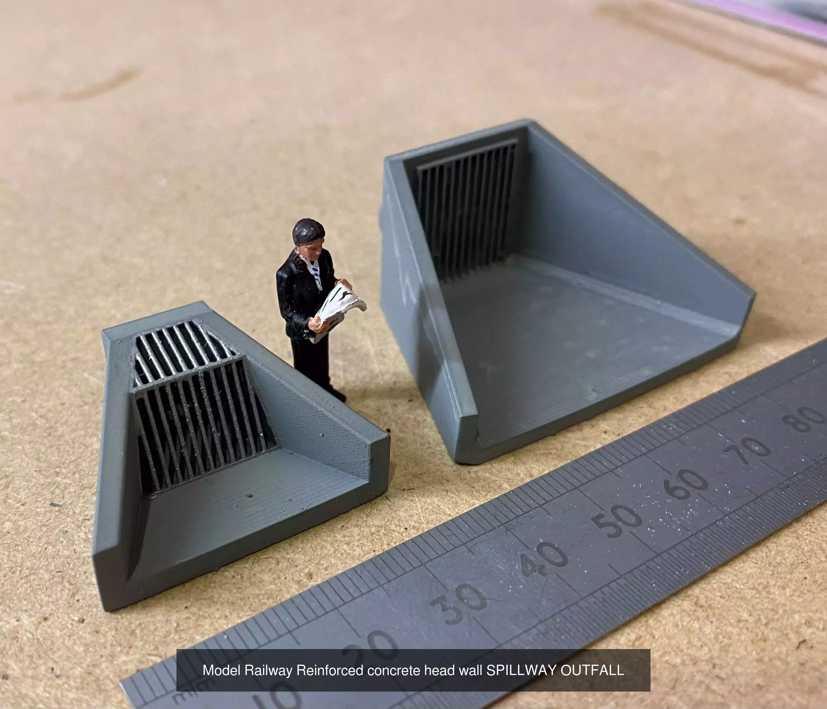 Model Railway Construction Roadside Items 3D Model Collection_9