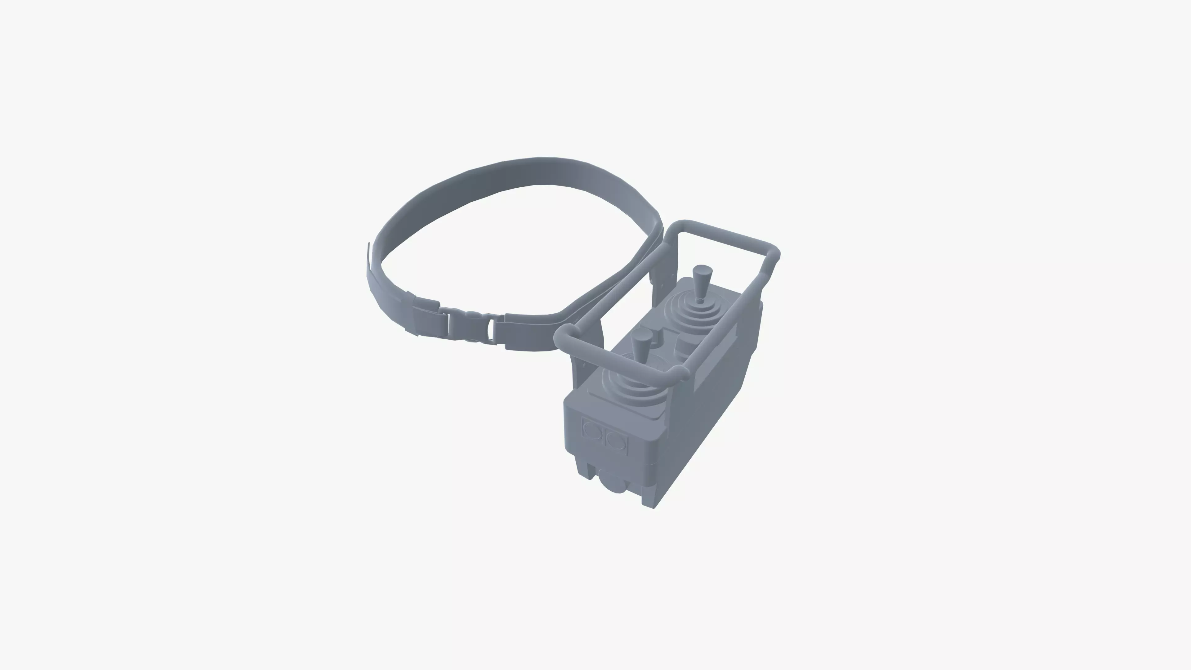 EOT Remote with belt 3D model_5
