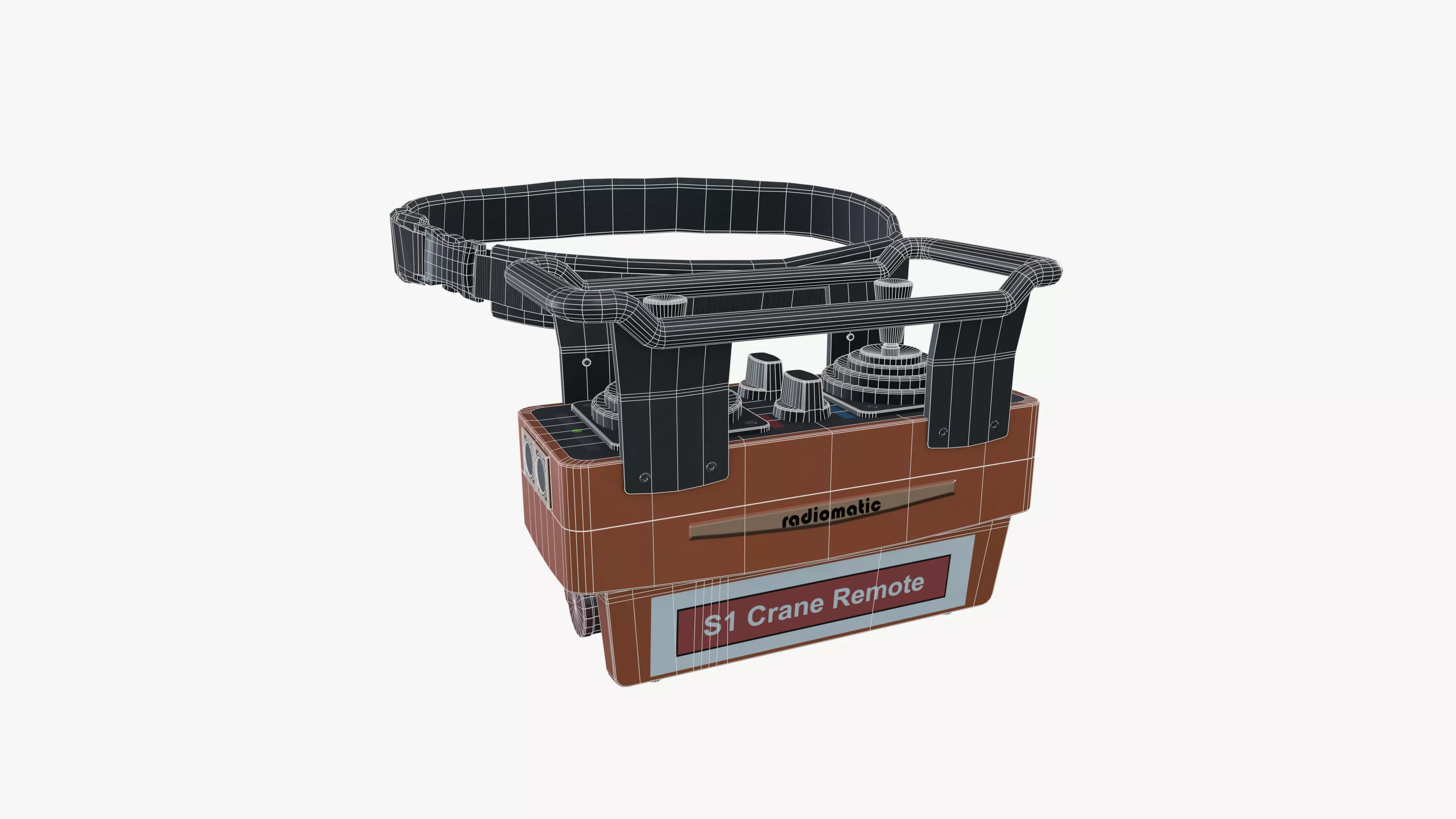 EOT Remote with belt 3D model_17