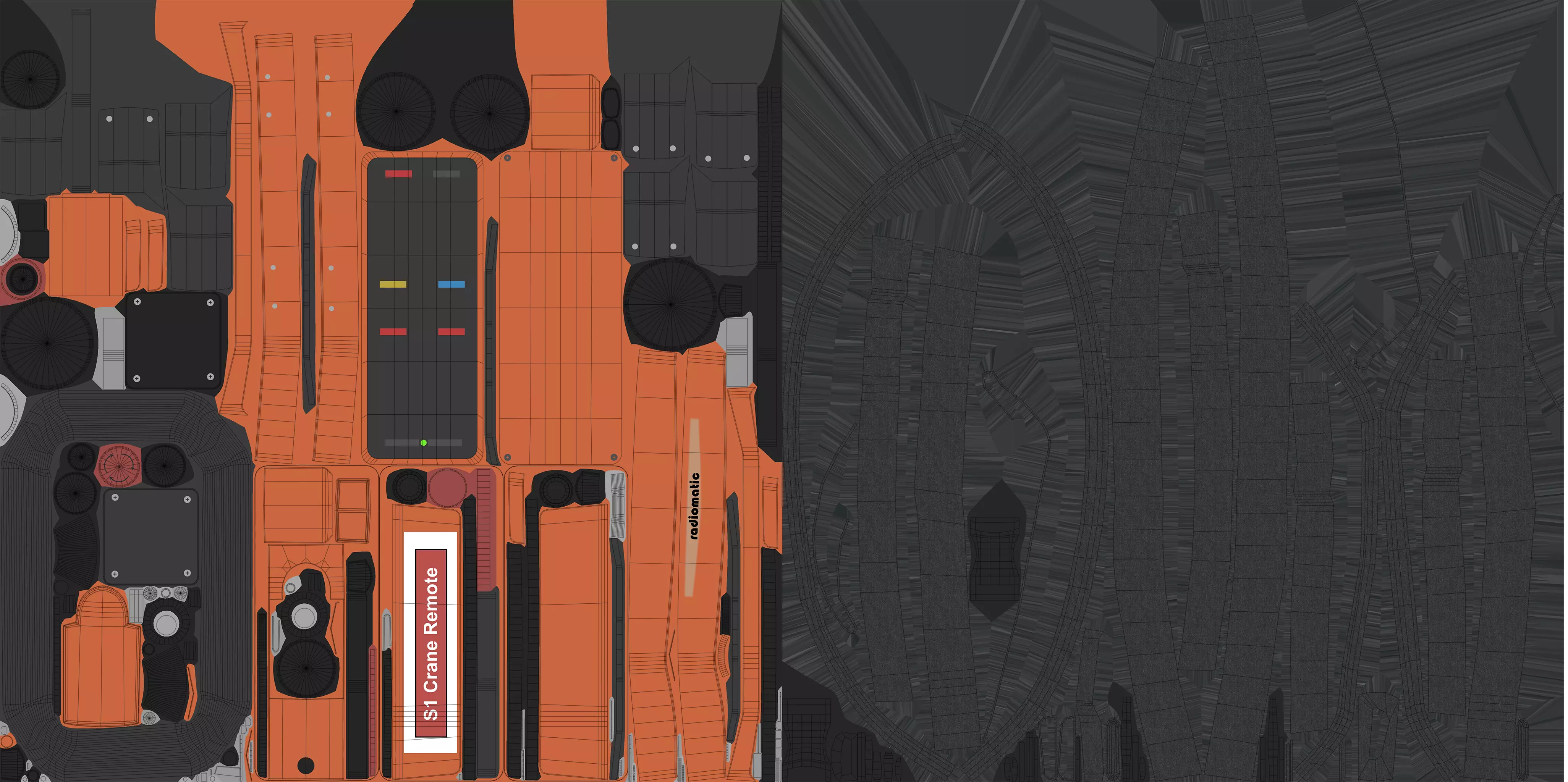 EOT Remote with belt 3D model_15