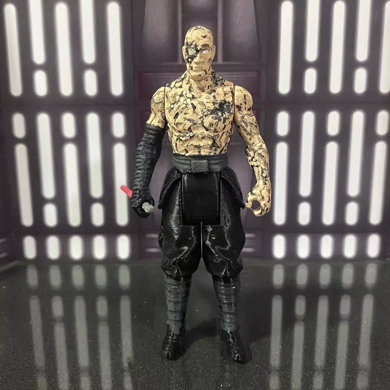 Darth sion star wars vintage toy kenner 3D print model_2
