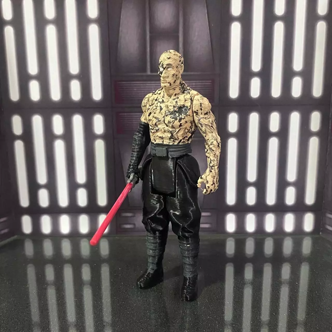 Darth sion star wars vintage toy kenner 3D print model_8