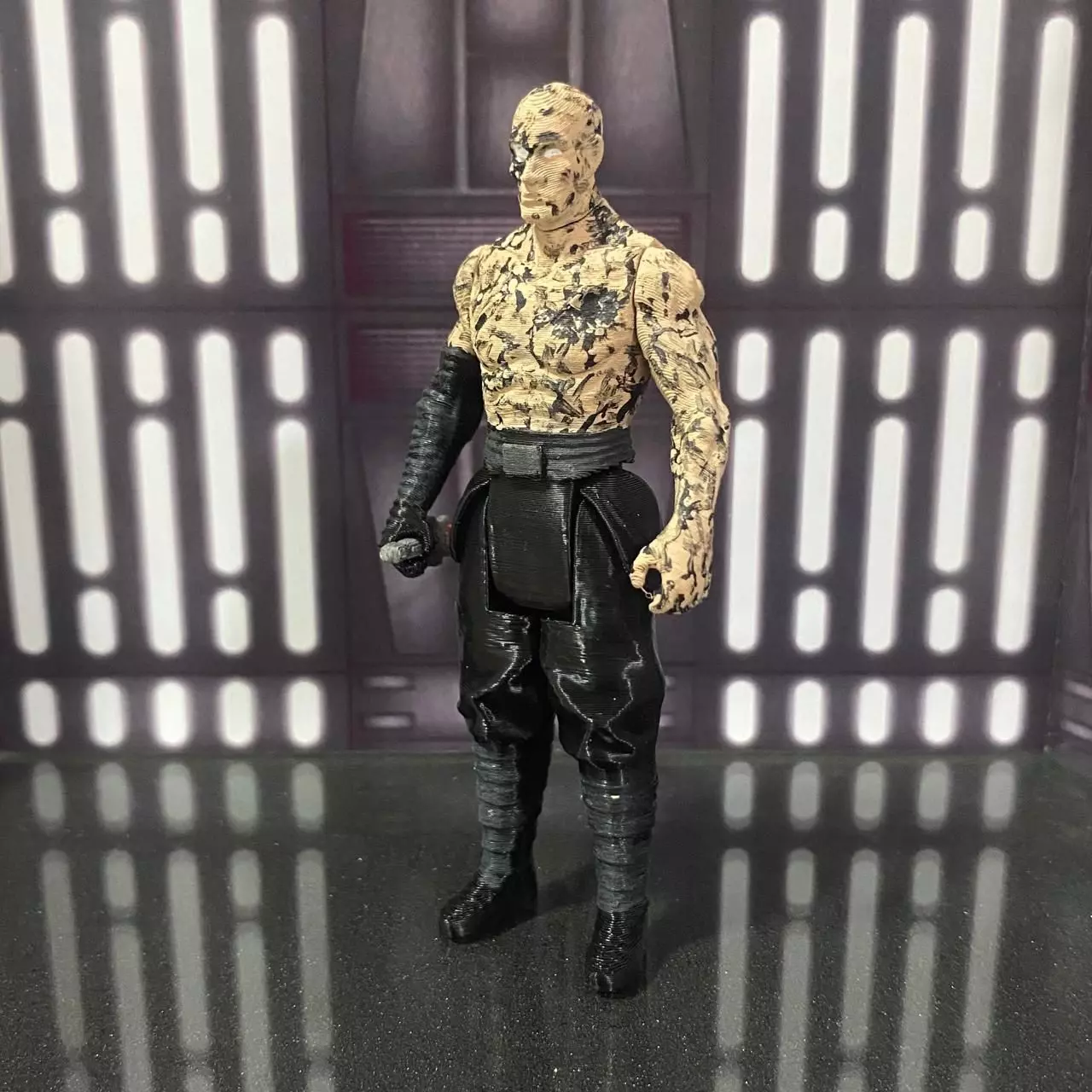 Darth sion star wars vintage toy kenner 3D print model_3