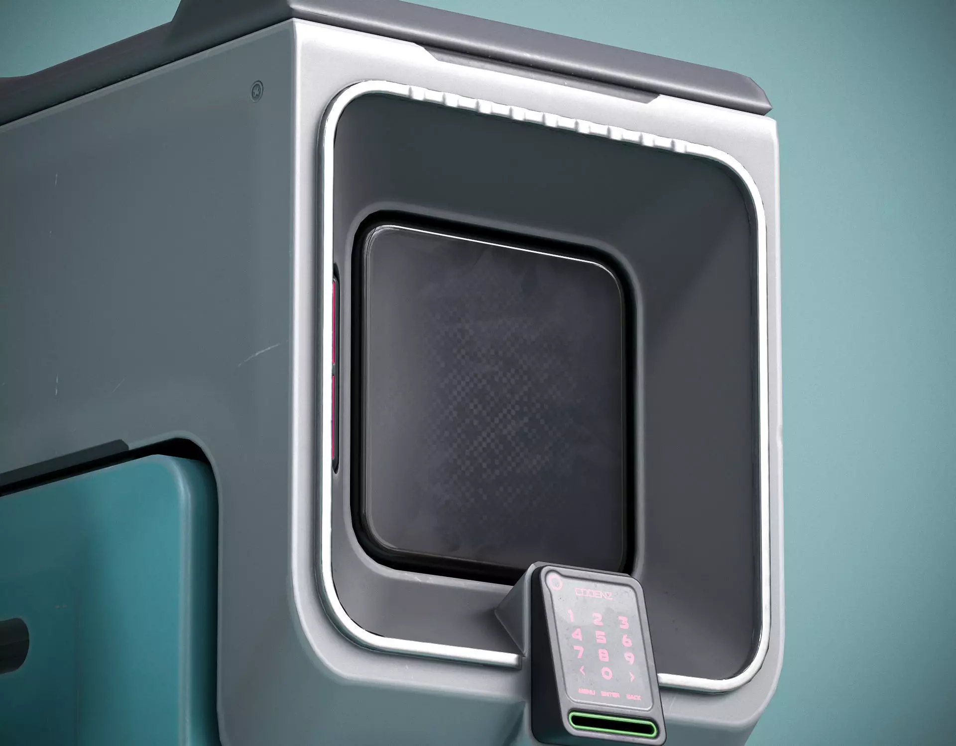 Sci-fi Console X3 PBR Low-poly 3D model_6