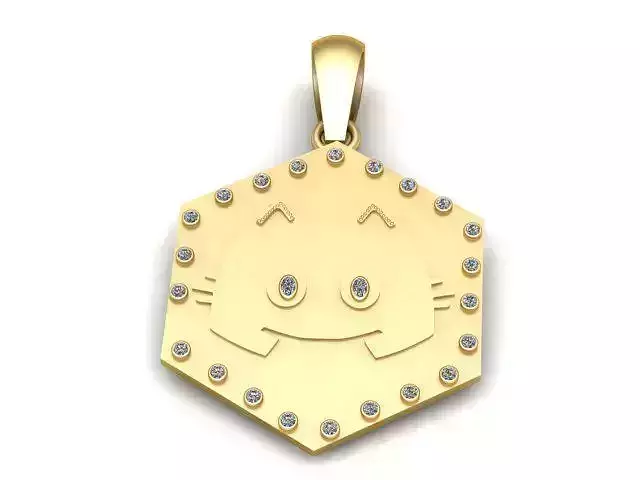 Discordian Charm Pendant 3D Printable Model