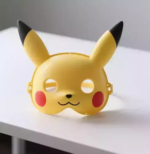 Pikachu Face Mask