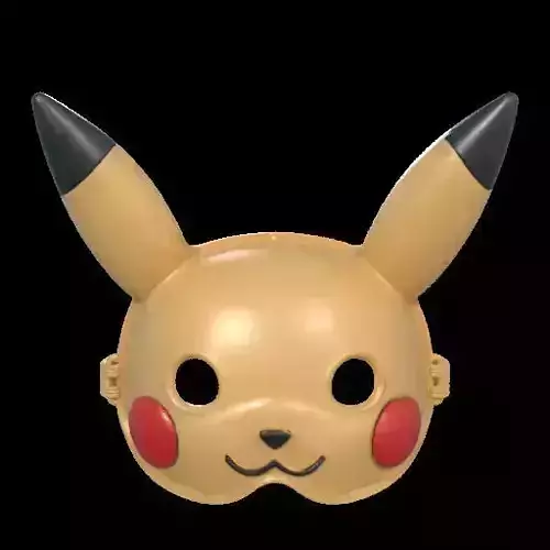 Pikachu Face Mask