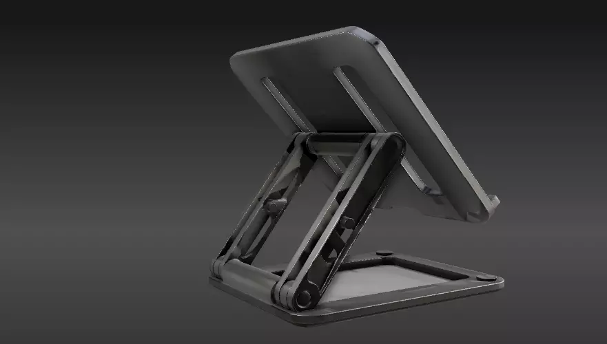 Premium Modern Laptop Stand 3D Model Minimalist Print-Ready 3D print model_11