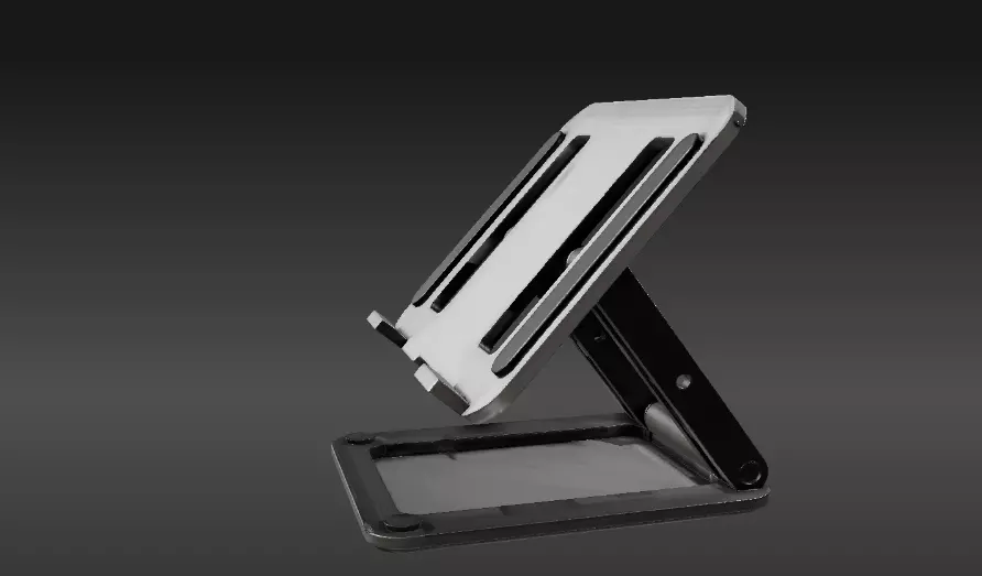 Premium Modern Laptop Stand 3D Model Minimalist Print-Ready 3D print model_6