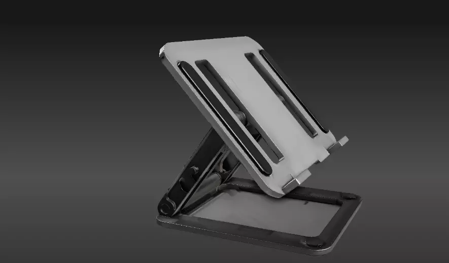 Premium Modern Laptop Stand 3D Model Minimalist Print-Ready 3D print model_10