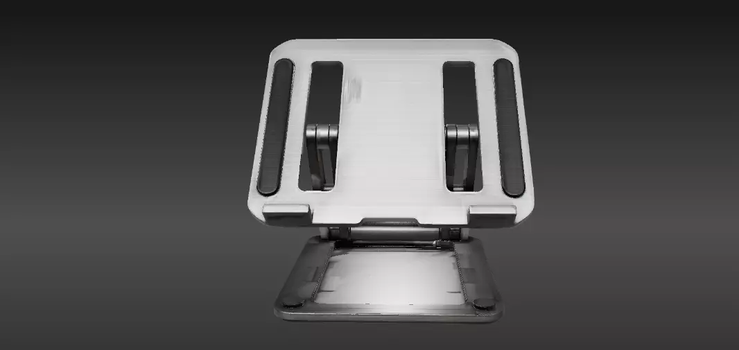 Premium Modern Laptop Stand 3D Model Minimalist Print-Ready 3D print model_0